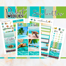 Load image into Gallery viewer, Sea Turtles - POCKET Mini Weekly Kit Planner stickers