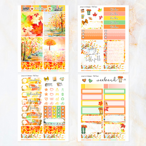 Fall Days - POCKET Mini Weekly Kit Planner stickers