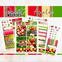 Load image into Gallery viewer, Apples - POCKET Mini Weekly Kit Planner stickers
