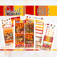 Load image into Gallery viewer, Fall - POCKET Mini Weekly Kit Planner stickers