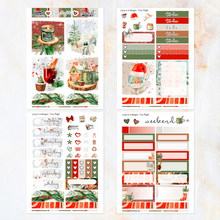 Load image into Gallery viewer, Cozy Night Christmas - POCKET Mini Weekly Kit Planner stickers