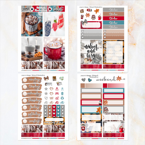 Mittens & Marshmallows - POCKET Mini Weekly Kit Planner stickers