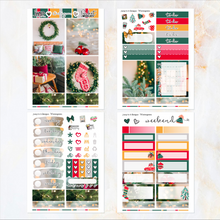 Load image into Gallery viewer, Wintergreen Christmas - POCKET Mini Weekly Kit Planner stickers