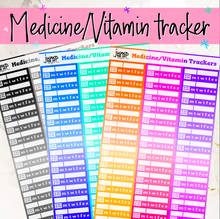 Load image into Gallery viewer, Ombre Medicine / Vitamin tracker stickers            (R-115+)