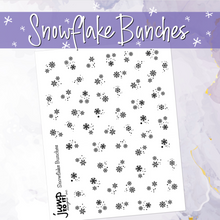 Load image into Gallery viewer, Foil - Bunches SNOWFLAKE icon stickers  (F-107)