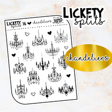 Load image into Gallery viewer, Foil - Lickety Splits - CHANDELIERS   (F-163-16)