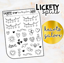 Load image into Gallery viewer, Foil - Lickety Splits - HEARTS GALORE   (F-163-17)