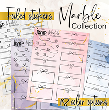 Load image into Gallery viewer, Foil - Bow Frames Marble Collection   (F-193-1+)