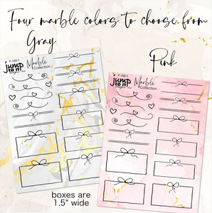 Foil - Bow Frames Marble Collection   (F-193-1+)