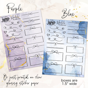 Foil - Bow Frames Marble Collection   (F-193-1+)