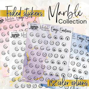 Foil - Emoji Emotions Marble Collection   (F-193-3+)