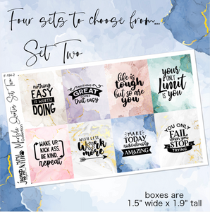 Foil - Quotes Inspirational Marble Collection   (F-194+)