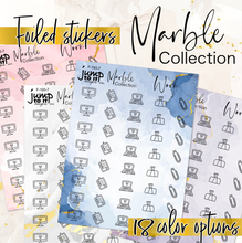 Load image into Gallery viewer, Foil - Icons WORK Marble Collection   (F-193-7+)