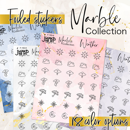 Foil - Icons WEATHER Marble Collection   (F-193-9+)