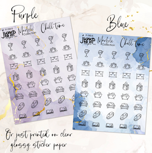 Foil - Icons CHILL TIME Marble Collection   (F-193-5+)