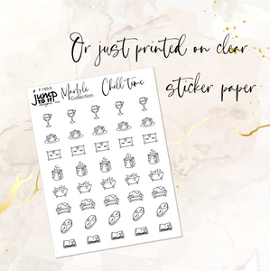 Foil - Icons CHILL TIME Marble Collection   (F-193-5+)