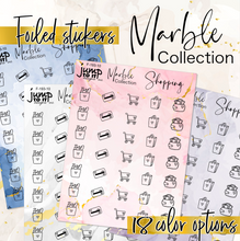 Load image into Gallery viewer, Foil - Icons SHOPPING Marble Collection   (F-193-10+)
