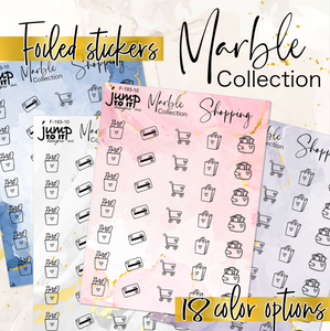 Foil - Icons SHOPPING Marble Collection   (F-193-10+)