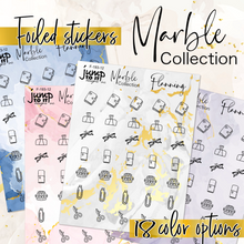 Load image into Gallery viewer, Foil - Icons PLANNING Marble Collection   (F-193-12+)