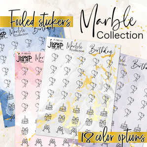 Foil - Icons BIRTHDAY Marble Collection   (F-193-13+)