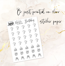 Load image into Gallery viewer, Foil - Icons BIRTHDAY Marble Collection   (F-193-13+)