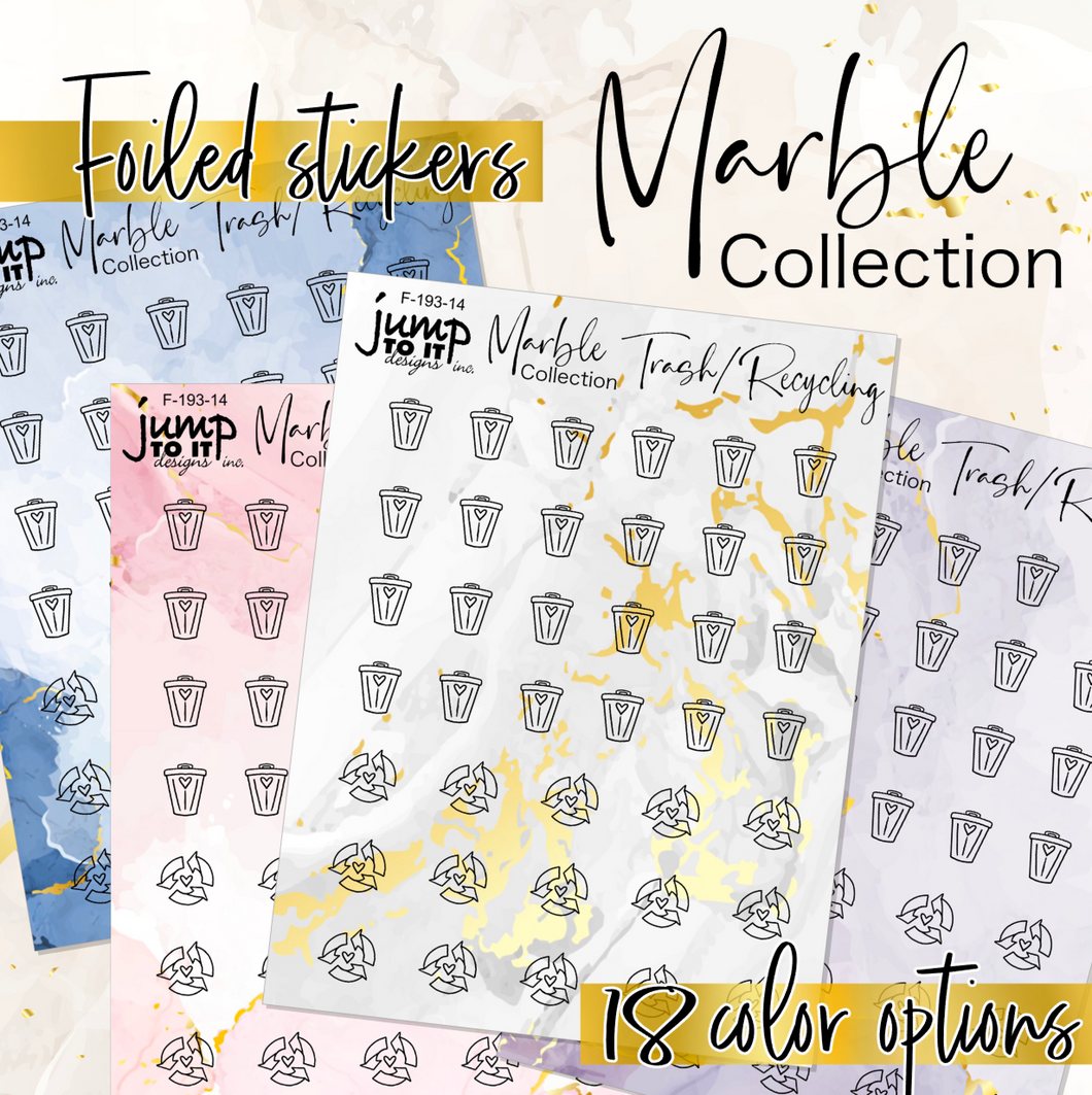 Foil - Icons TRASH Marble Collection   (F-193-14+)