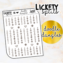 Load image into Gallery viewer, Foil - Lickety Splits - DOODLE DANGLES   (F-163-18)