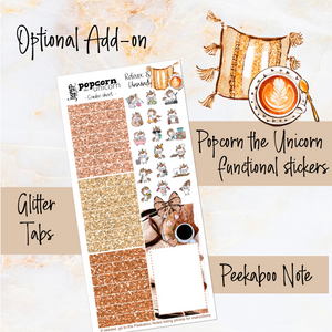 Relax & Unwind - FOIL weekly kit Erin Condren Vertical Horizontal, Happy Planner Classic & Big