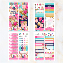 Load image into Gallery viewer, Happy Birthday - POCKET Mini Weekly Kit Planner stickers