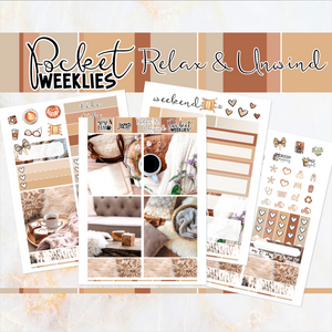 Fall Days - POCKET Mini Weekly Kit Planner stickers – Jump To It Designs