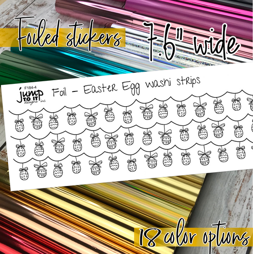 Foil - Easter Egg Washi 7.6