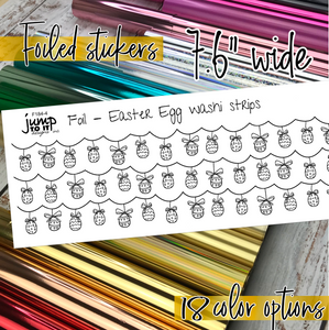 Foil - Easter Egg Washi 7.6" wide Spring (F-184-4)