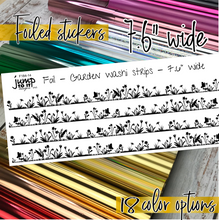 Load image into Gallery viewer, Foil - Garden Washi 7.6&quot; wide Spring (F-184-14)