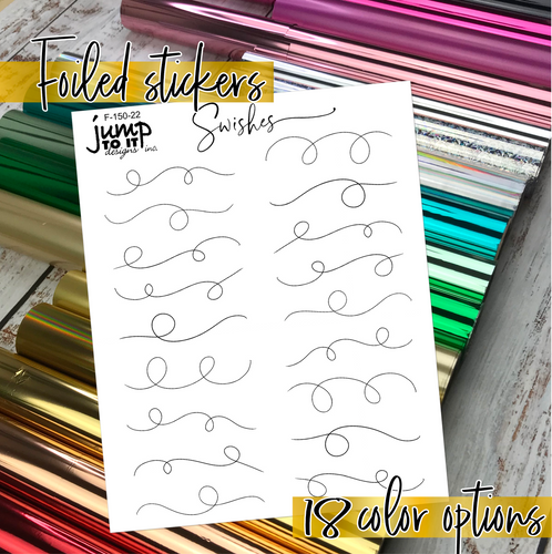 Foil - Swishes divides washi 1.5