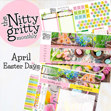 Load image into Gallery viewer, April Easter Days - The Nitty Gritty Monthly - Erin Condren Vertical Horizontal