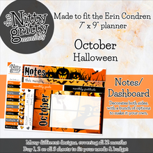 Load image into Gallery viewer, October Halloween - The Nitty Gritty Monthly - Erin Condren Vertical Horizontal