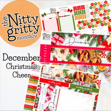 Load image into Gallery viewer, December Christmas Cheer - The Nitty Gritty Monthly - Erin Condren Vertical Horizontal