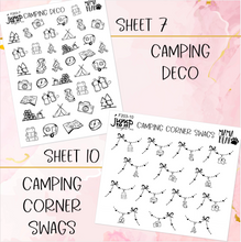 Load image into Gallery viewer, Foil Theme Collection • CAMPING • Washi, Swags, Tabs, Deco (F-203)