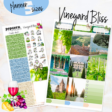 Load image into Gallery viewer, Vineyard Bliss - weekly kit Erin Condren Vertical Horizontal, Happy Planner Classic, Mini &amp; Big