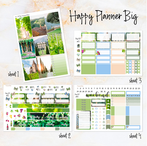 Vineyard Bliss - weekly kit Erin Condren Vertical Horizontal, Happy Planner Classic, Mini & Big
