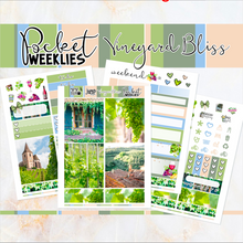 Load image into Gallery viewer, Vineyard Bliss - POCKET Mini Weekly Kit Planner stickers
