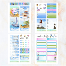 Load image into Gallery viewer, Sailin&#39; Away - POCKET Mini Weekly Kit Planner stickers