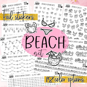 Foil - Holiday Icon planner stickers (F-142-2 Foil) – Jump To It