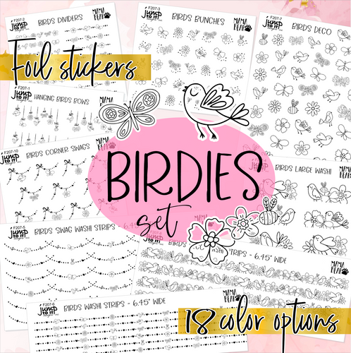 Foil weekly kit BUNDLE - Happy Planner BIG stickers (F-110) – Jump