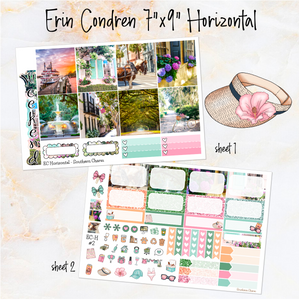 Southern Charm - weekly kit Erin Condren Vertical Horizontal, Happy Planner Classic, Mini & Big