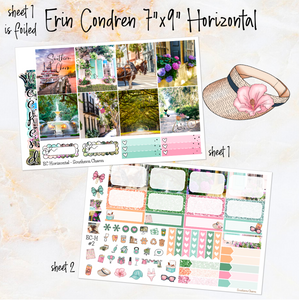 Southern Charm - FOIL weekly kit Erin Condren Vertical Horizontal, Happy Planner Classic & Big