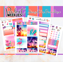 Load image into Gallery viewer, Sunset in Paradise - POCKET Mini Weekly Kit Planner stickers