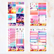 Load image into Gallery viewer, Sunset in Paradise - POCKET Mini Weekly Kit Planner stickers