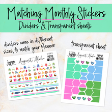 Load image into Gallery viewer, August Aloha Matching Dividers &amp; Transparent sheets      (S-108-2+)