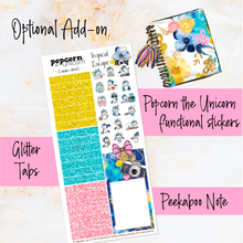 Load image into Gallery viewer, Tropical Escape - FOIL weekly kit Hobonichi Cousin A5 personal planner